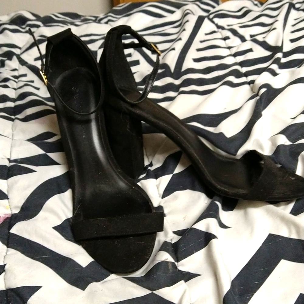 Simple black shoes